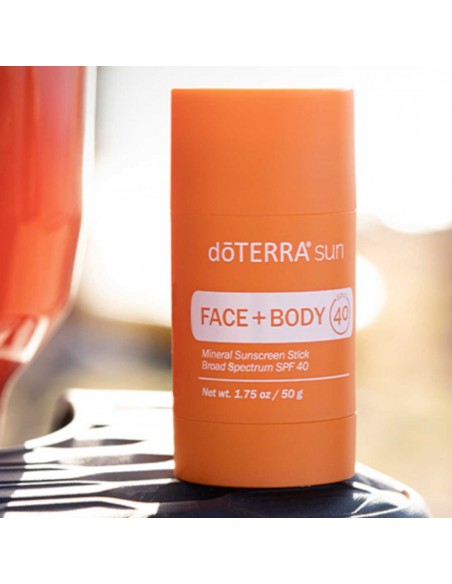 dōTERRA sun | Face + Body Mineral Sunscreen Stick | Przeciwsłoneczny mineralny sztyft do twarzy i ciała SPF 30+